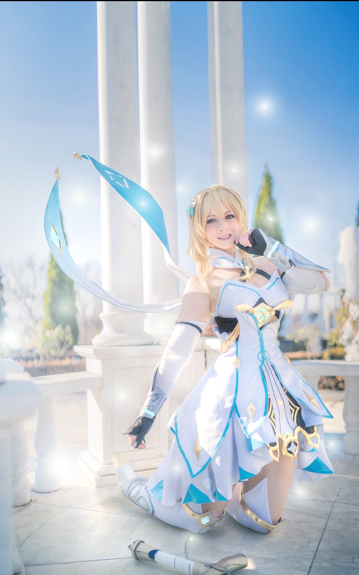 Genshin impact lumine cosplay